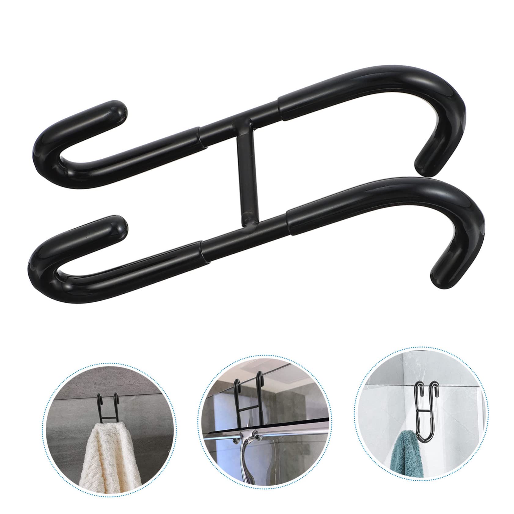 MAGICLULU Ganchos para Puerta de Acero Inoxidable, 3 Piezas, Instalación Sencilla, Gran Capacidad de Carga, Ideales para Toallas y Sombreros en Baño y Puertas