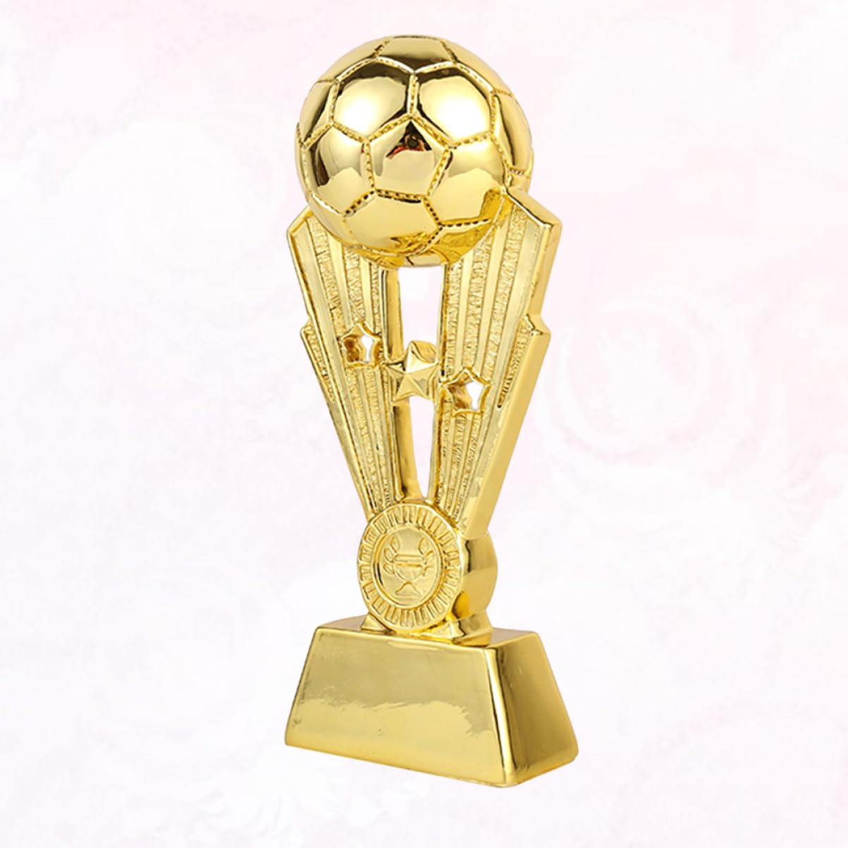 HANABASS De Plástico De Fútbol Chapado Dorado 10,5x8x24 Cm, Copa De Premio para Niños, para Escuela y Fiesta, Decoración para Jardín De Infancia y Eventos Deportivos
