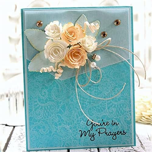 Miniatura 5 de 24 troqueles de corte de metal en espiral de flores 3D para hacer tarjetas, bricolaje, álbumes de recortes, plantillas de troquelado, troquelados,