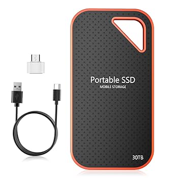 外付けSSD 高速転送　ポータブルSSD 30TB Amazon | 外付け SSD 30TB 新アップデート高速SSD外付け30TB