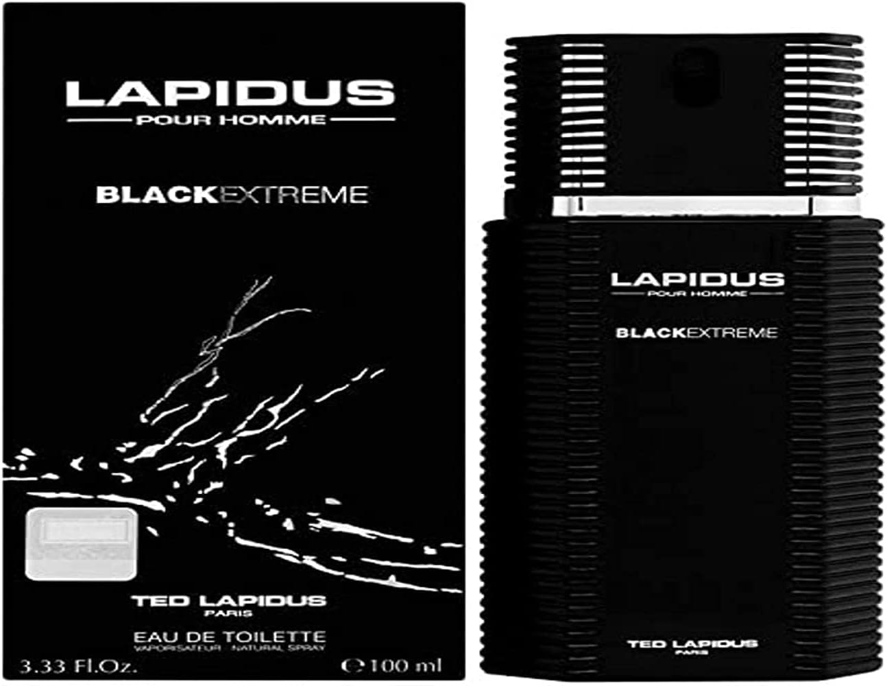 Ted Lapidus Lapidus Black Extreme - perfume for men, 100 ml - EDT Spray