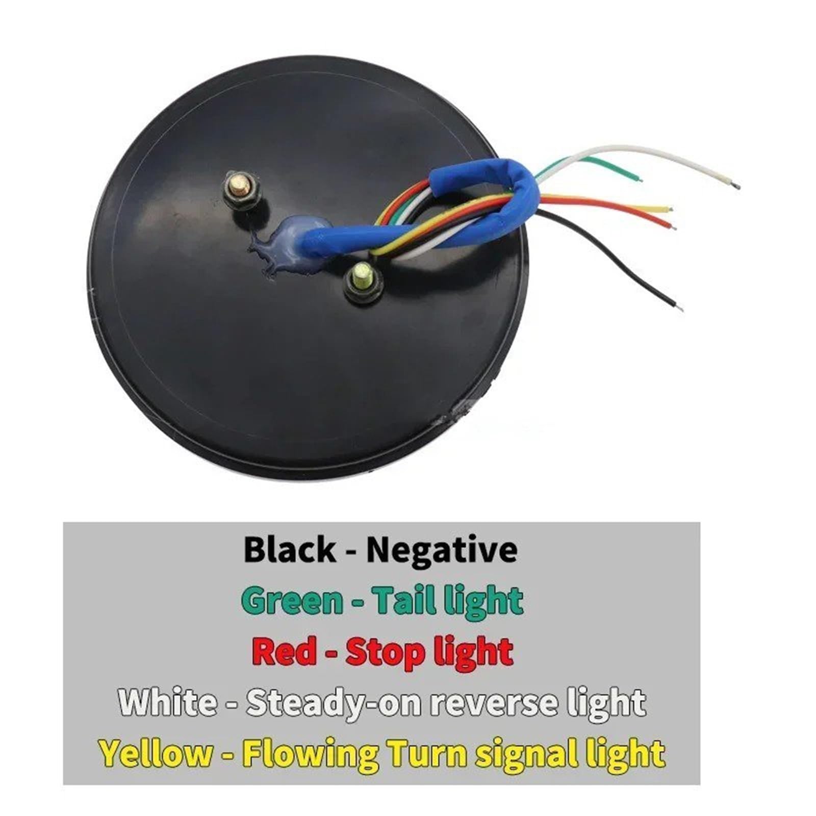 Luz Trasera 2 Luces Traseras LED 12V-24V Para Camión Remolque Caravana Autobús Luz Trasera Dinámica Luces Freno Marcha Atrás.