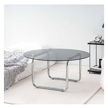 Amazon.co.jp: smoo ガラス テーブル ローテーブル 幅80