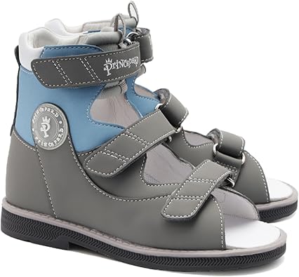 princepard Orthopedic Sandals for Toddlers and Kids,High-top AFO Shoes with Ankle and Arch Support