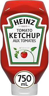 Heinz Tomato Ketchup, 750mL/25oz., Bottle, {Imported from Canada}