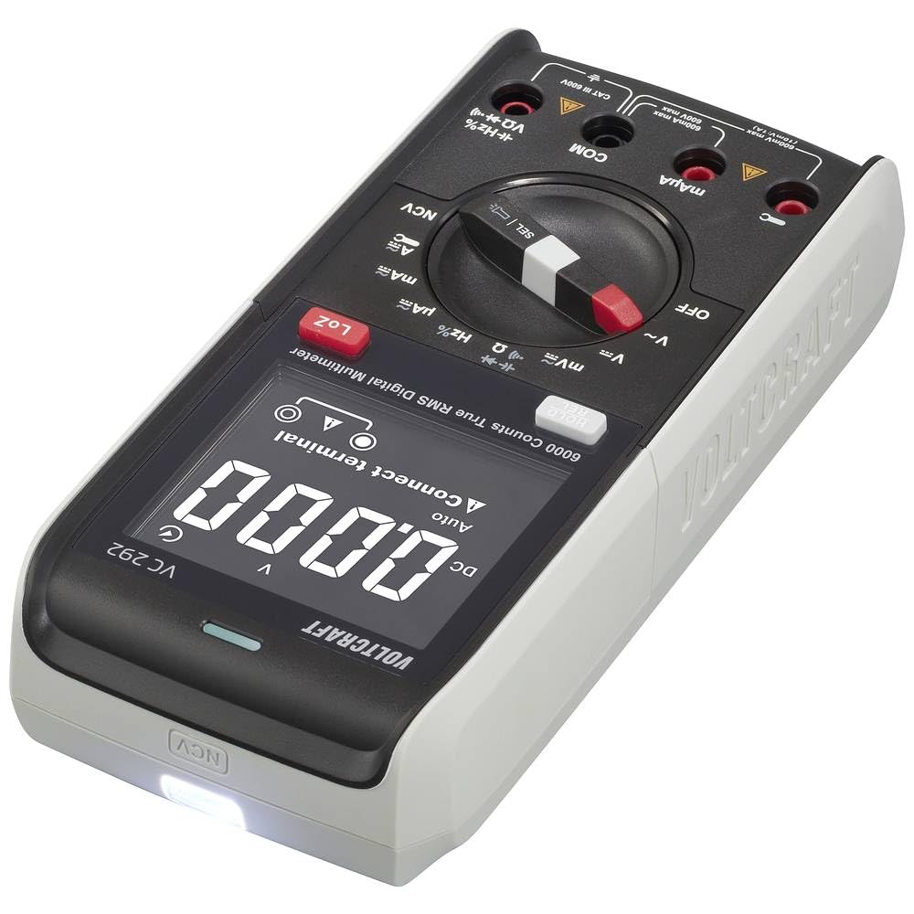 VOLTCRAFT VC292 Hand-Multimeter digital True RMS LoZ CAT III 600 V Anzeige (Counts): 6000