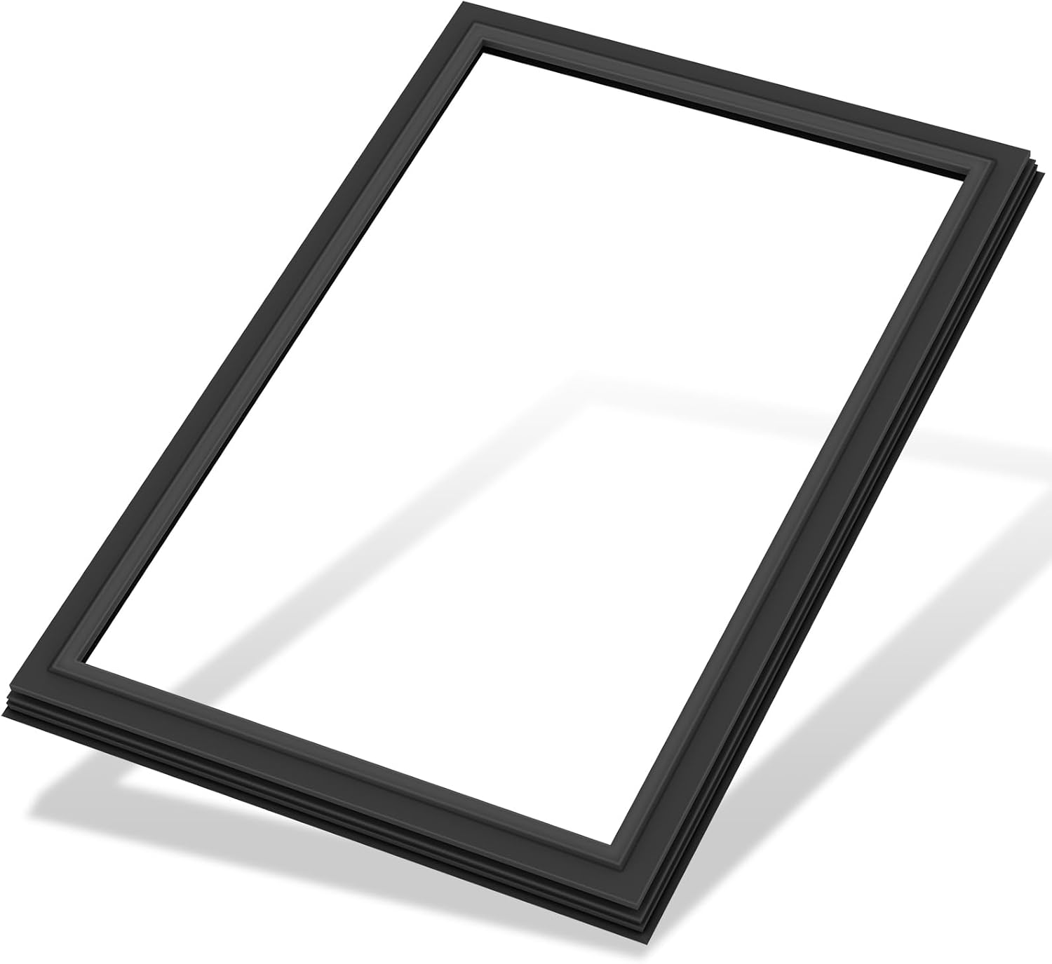 Upgraded WR24X10238 Refrigerator Door Gasket Compatible with GE Refrigerator Door Seal Fridge Gasket WR24X10154 1557238 AP4485195 EAP2371088 PS2371088 AGE28591 Black