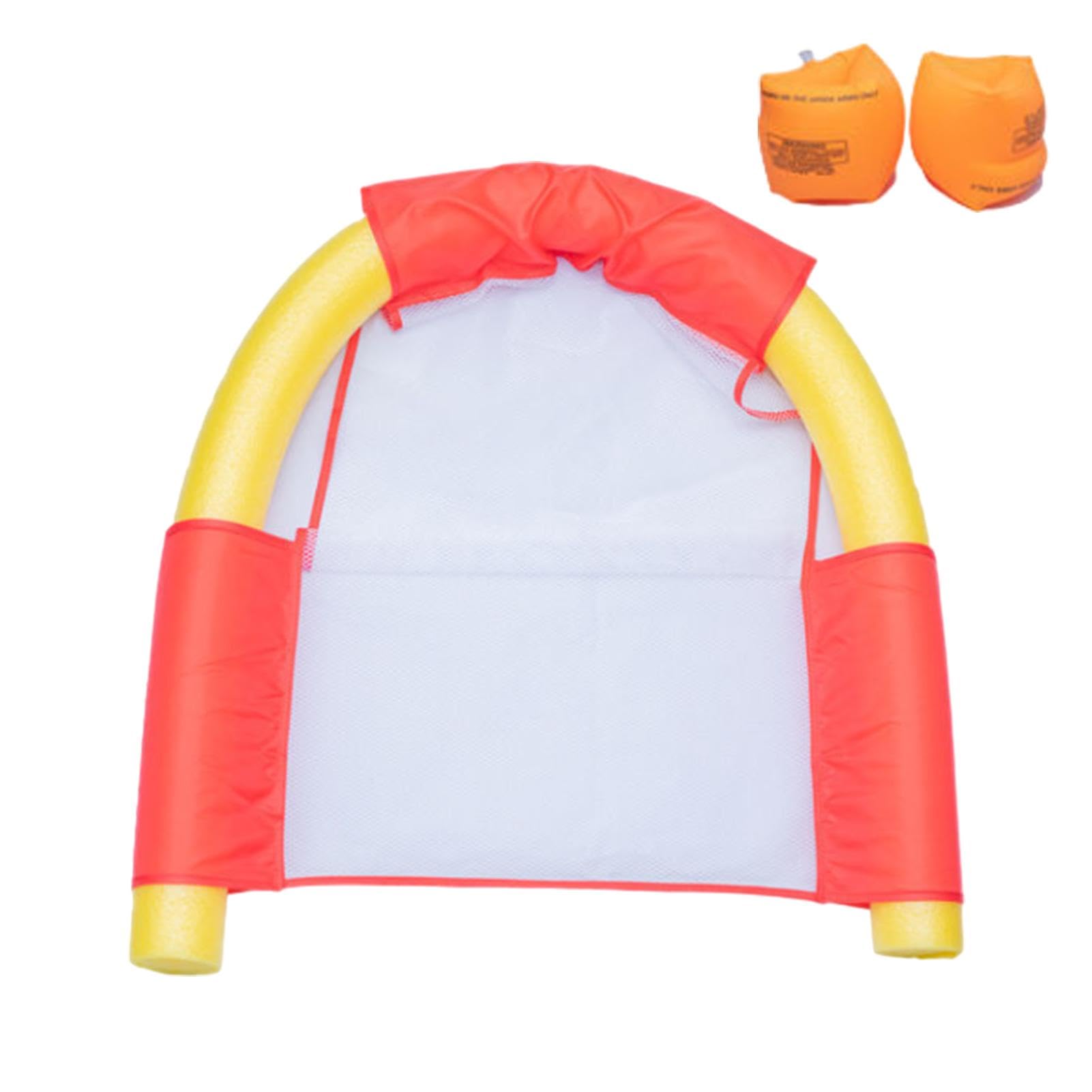 Pool Noodle Chair - Floating Pool Lounge Chair | Portable Floating Pool Chair | Pool Lounge Chair Float | Chair Floats for Adults | Pool Noodle Float Chair for Swimming Game Lake River Poo