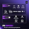 FIFINE PC Gaming Headset, USB Headset with 7.1 Surround Sound, Removable Microphone, Control Box, Over-Ear Wired Headset for PS5/PS4/Xbox/Switch, Black-AmpliGame H9