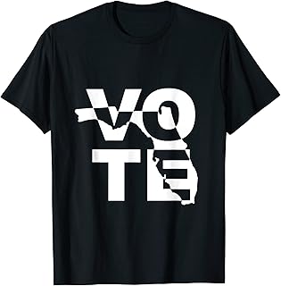 Vote Florida Home State Voting Rights Support Activism Polls T-Shirt