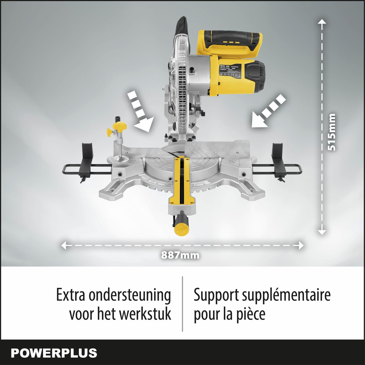 Varo y Kreator, POWX075730S Ingletadora corte telescópica 2100W - 254mm