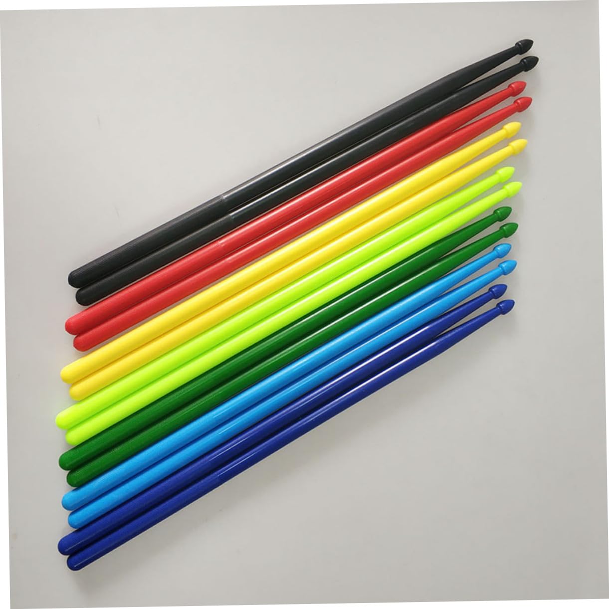 TOYANDONA 7 Pares de Baquetas y Diseño Antideslizante de Nailon 5a para Batería Agarre Cómodo Ideales para Escuela y Uso en Casa