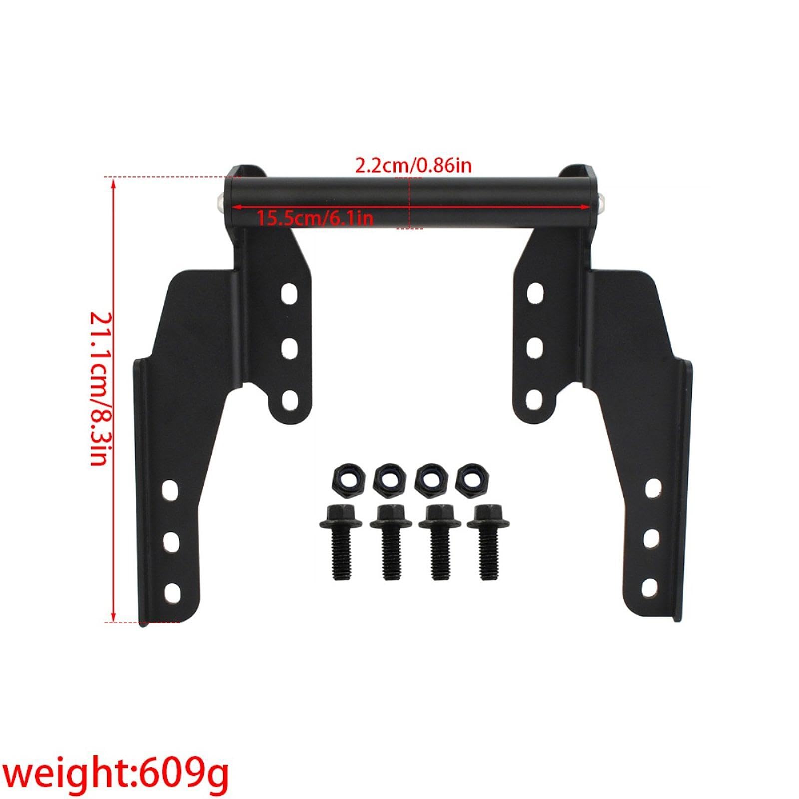 Supporto Navigazione Porta Smartphone Manubrio Impermeabile Supporto Anteriore Estensibile Barra Accessorio in Ferro Compatibile con Uso, 22mm