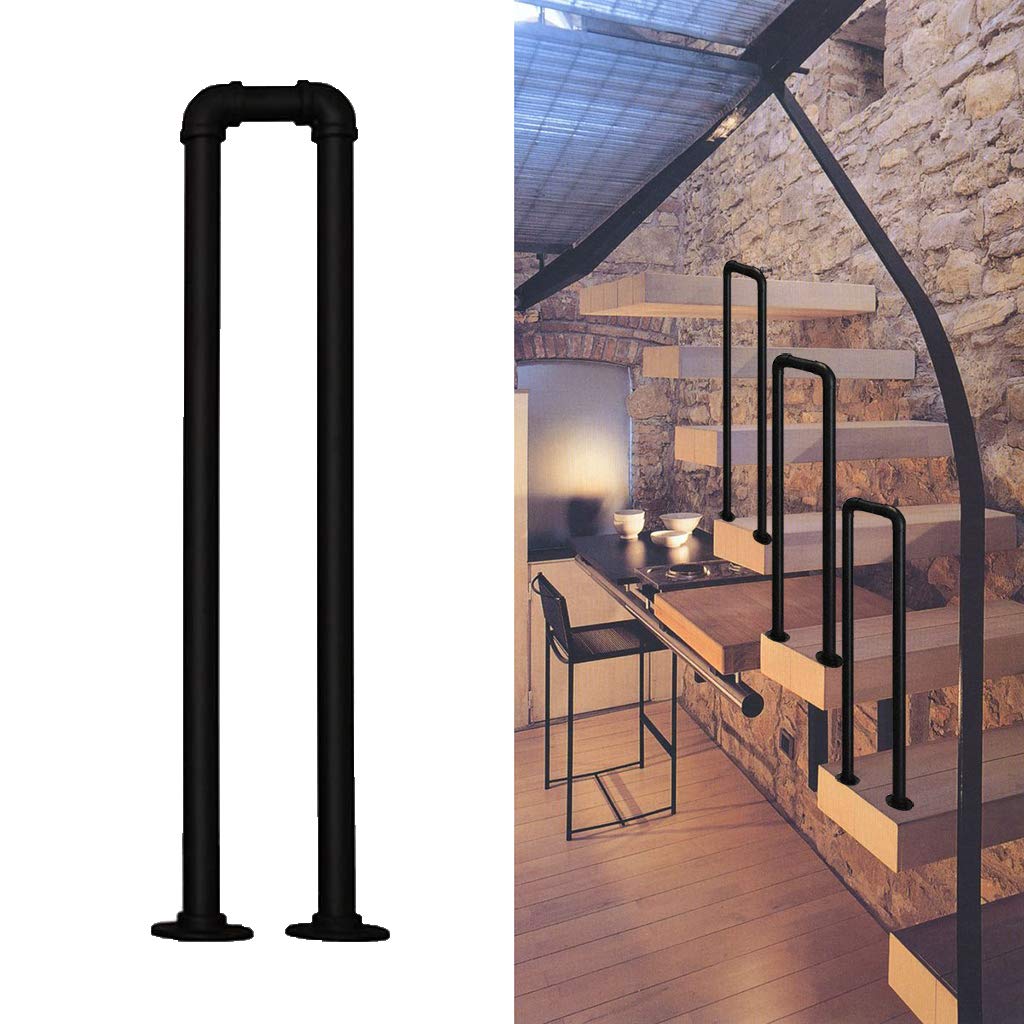 Handläufe für Treppen Metallstützstangenhandläufe Industriell für Treppen Schmiedeeisen DIY & Werkzeuge rutschfeste Stufenübergang ältere Kinder Sicherheit & Hilfsschienen Sicherheit