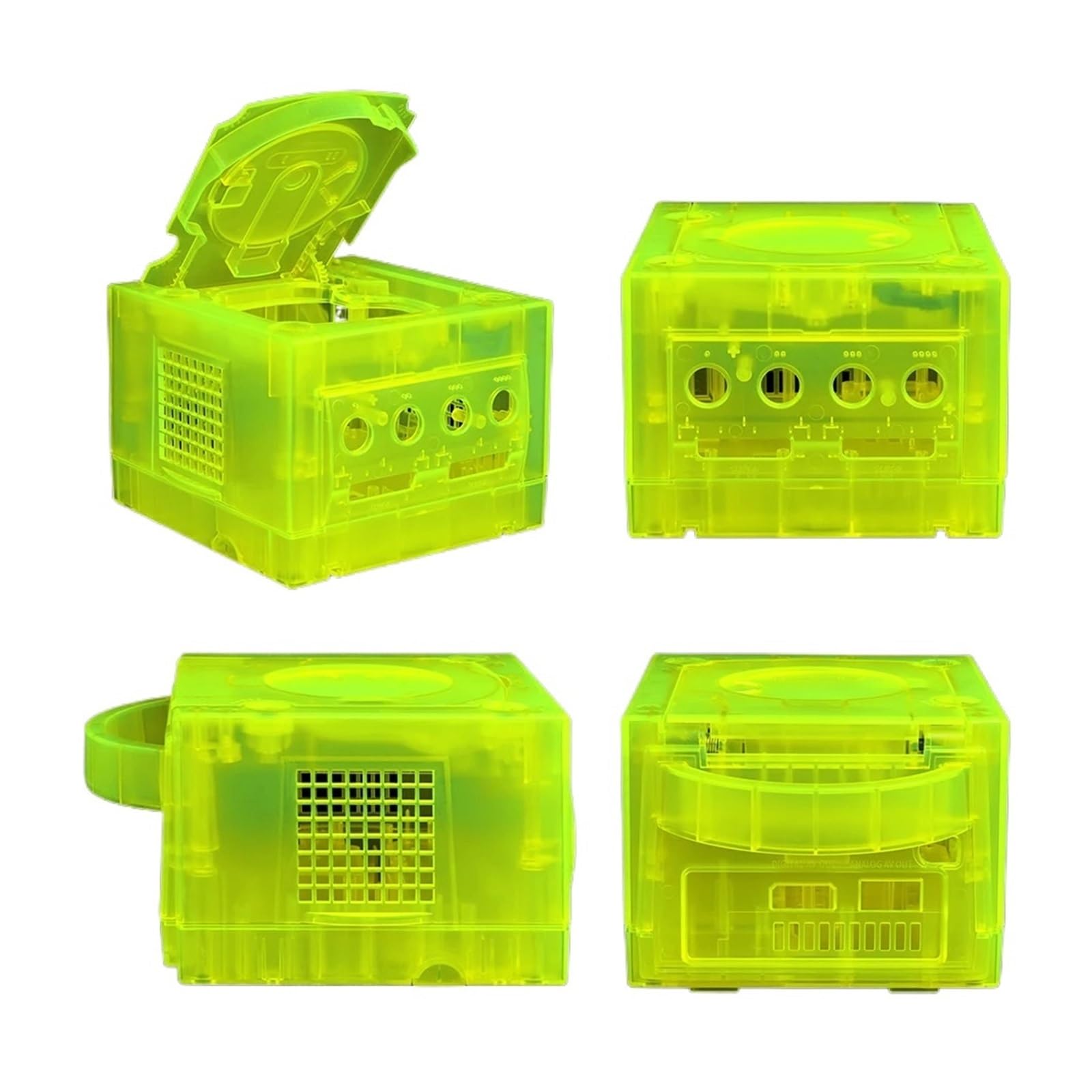Coque De Remplacement Noire Translucide Violette, Étui Transparent - Compatible avec Gamecube NGC GC(Ice Blue)