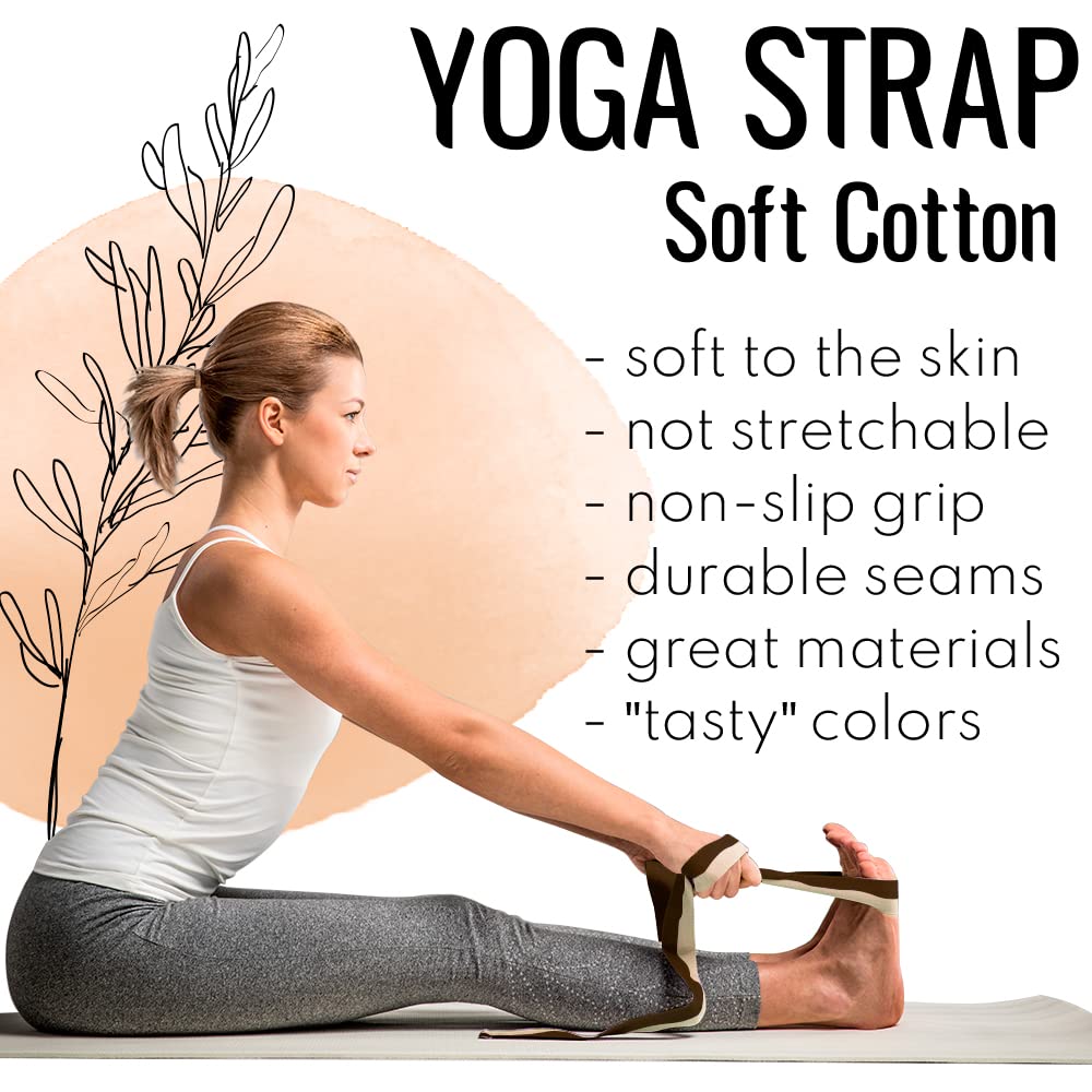TECEUM Yoga & Mat Strap - Stretch Better! -4