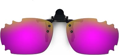 HKUCO Occhiali da sole Clip porpora Polarizzato lenti Per Lenti da vista  Miopia con lenti Polarizzato UV400 Protect : Amazon.it: Abbigliamento