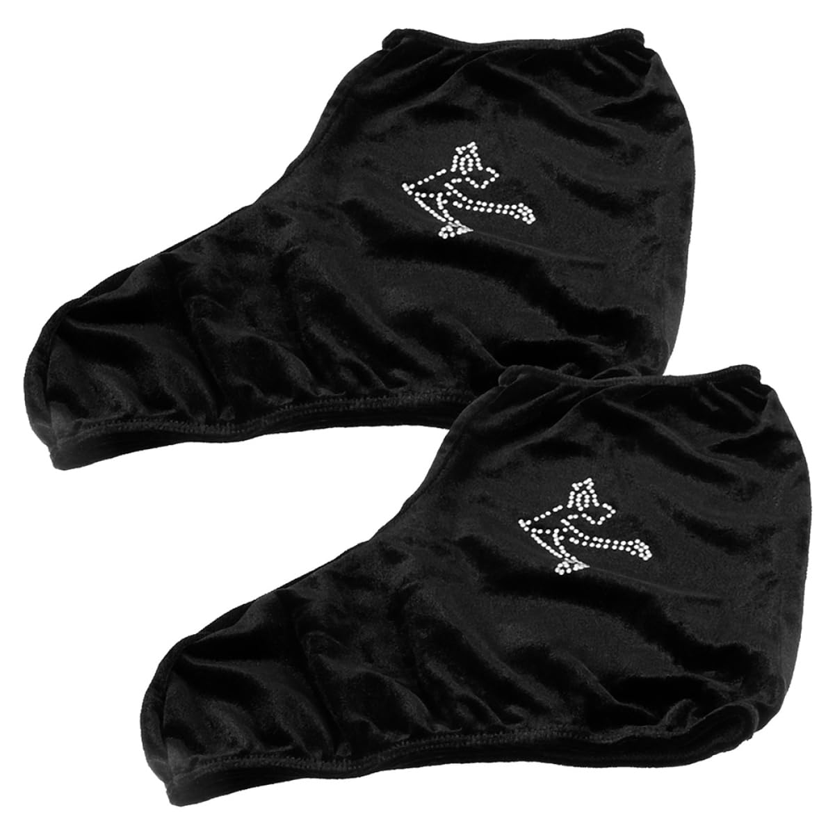 ibasenice Eislauf Schuhabdeckungen Hochwertigem Verstellbare Skates Protector für Eiskunstlauf und Hockey Praktisch Langlebig für Verschiedene Schlittschuharten Geeignet Schwarz XL