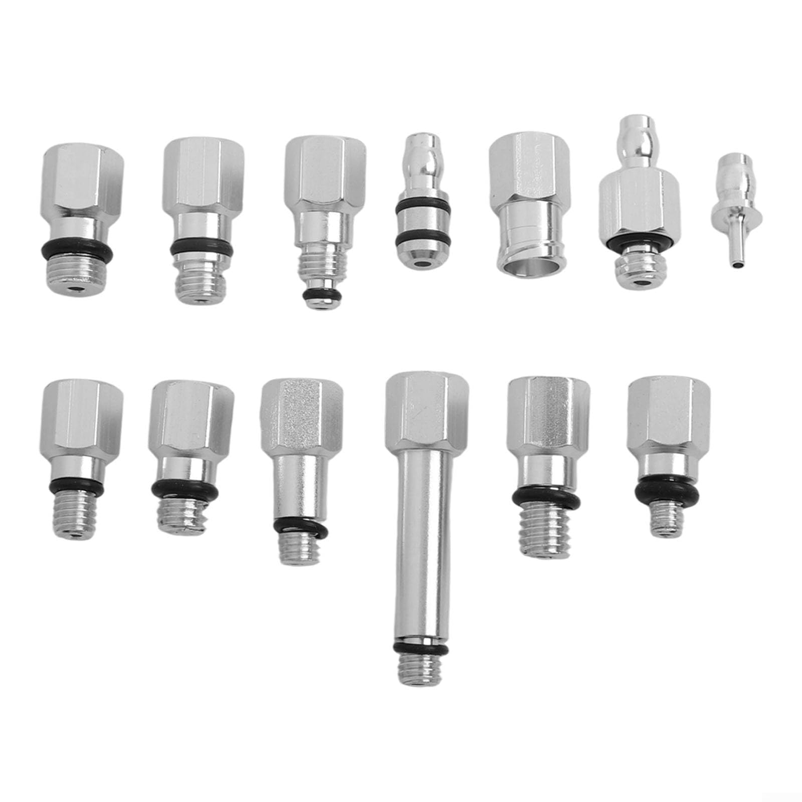 Kit di spurgo per freni idraulici, set di 13 connettori per freni per bici con viti M5/M6 e adattatori D6/D8, essenziali per la manutenzione dei freni di mountain bike e bici da strada