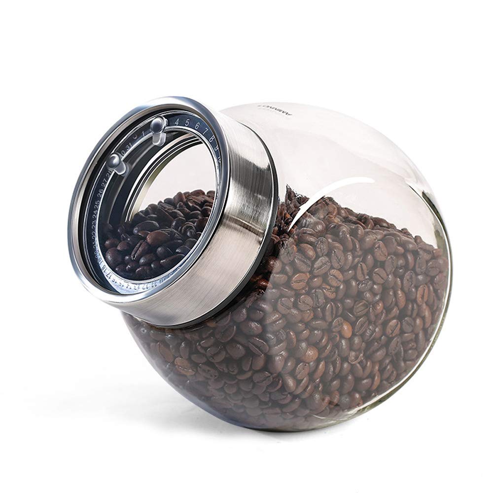 Contenitori Alimentari, Contenitori per la Conservazione degli Alimenti, Contenitori per la Conservazione con Airtight Coperchi, per tè, caffè, Riso, C