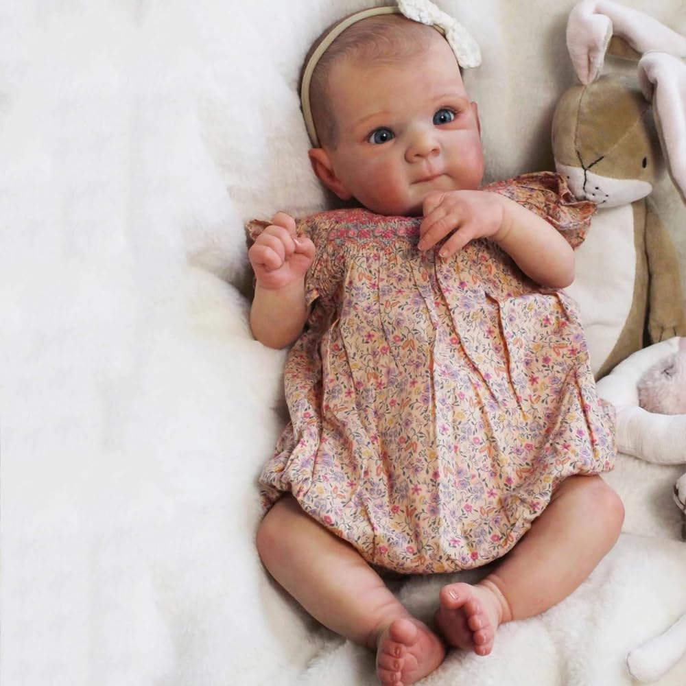 Realistyczne silikonowe lalki Reborn Baby Dolls Girl 45 cm pełny winyl realistyczne lalki noworodka otwarte oczy życie jak Reborn lalka bobas wygląda jak prawdziwe życie lalka bobas zabawka