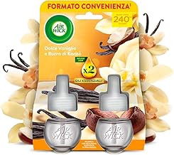 Air Wick Electric Essential Oil Diffuser, 2 Refills for Electric Diffuser with Sweet Vanilla and Shea Butter Fragrance, Electric Air Freshener with Essential Oils