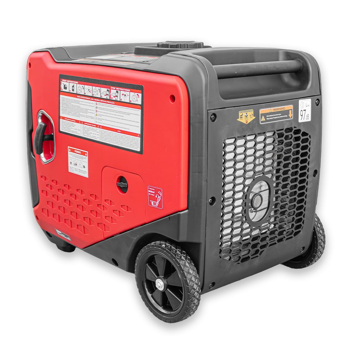 Bricoferr Generador Silencioso 4500 W 9 HP