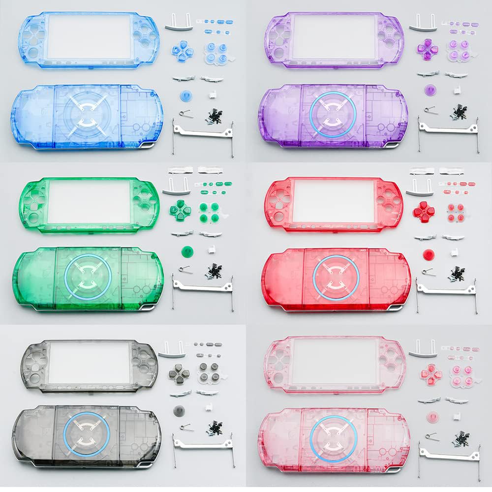 PSP3000　クリアパープル PSP3000 クリアパープル 美品 カスタム品】PSP3000 クリア