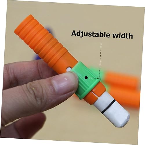 Miniatura 5 de NOLITOY Extensores de crayón de aceite pastel, extensores de crayón, herramienta multiusos para dibujo, tapa de crayón, multiherramientas,