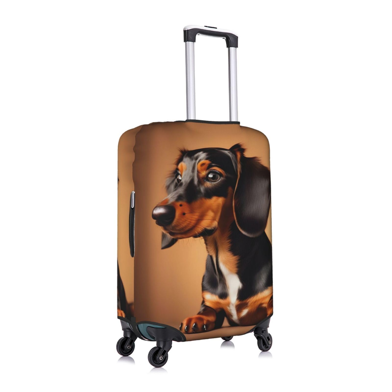 Aliment Kofferhülle Mit Dackel-Motiv - Kratzfester Schutz Für Reisekoffer