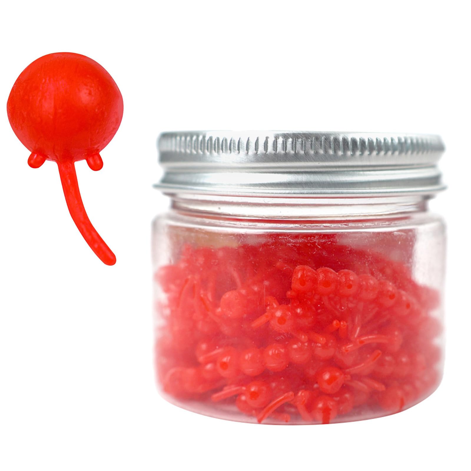 Antibottom Floating Action Lures Dynamic Teasing Soft Beads Baits Floating Beads Feeders for Saltwater and Freshwaters