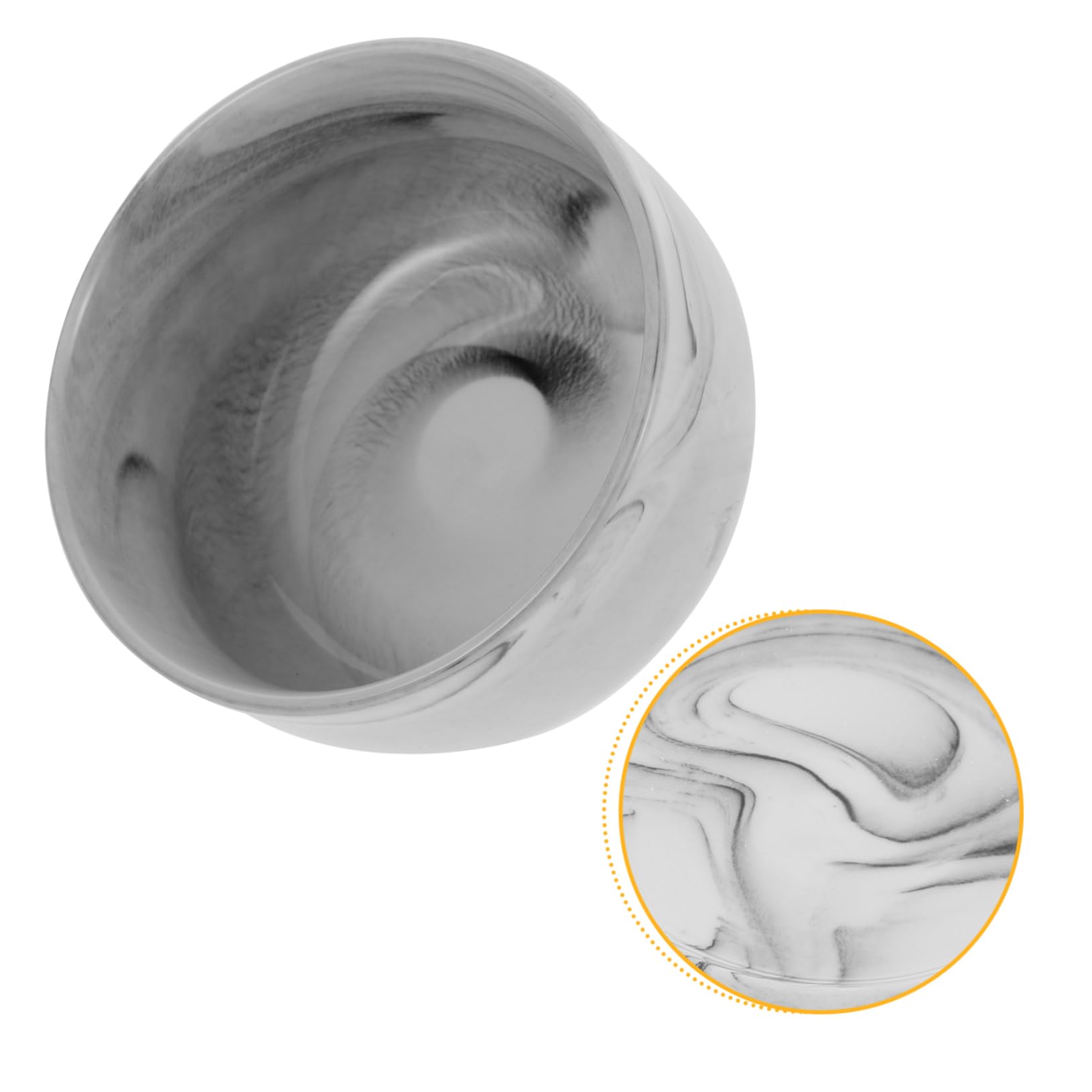 Healeved 4piezas Tazón De Afeitar De Natural Cuenco Para Jabón De Afeitar Diseño De Mármol Para Hombres Portátil y Práctico
