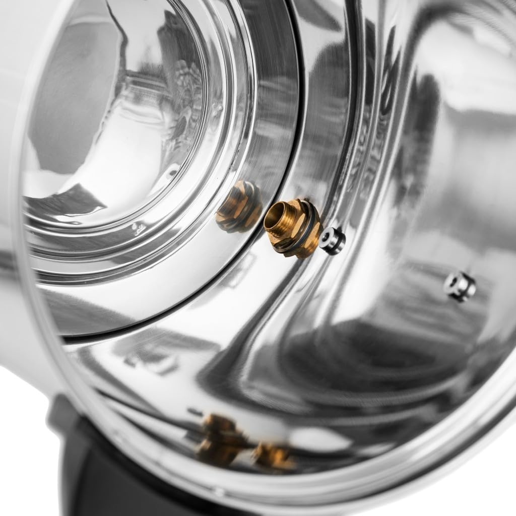 Mega-M Warnik dwuściankowy do wody 10 l 1800 W inox 230 V | Regulacja temperatury, Keep Warm, kranik, podwójne ścianki, stal inox, do gastronomii