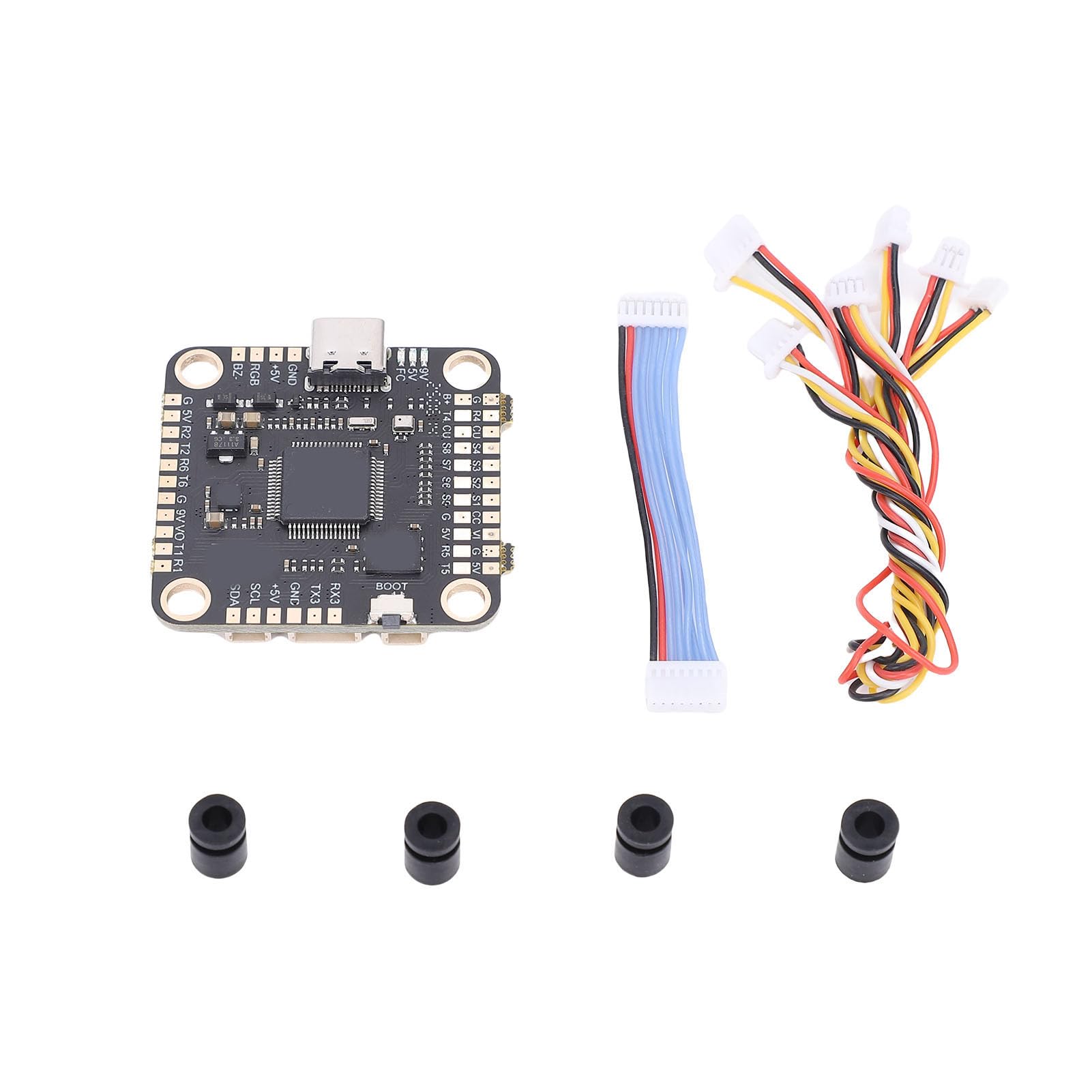 Tbest Drohnenflugcontroller, Kompatible 80A Bürstenlose ESC -Flugcontroller für 13 15 -Zoll -FPV -Drohnen