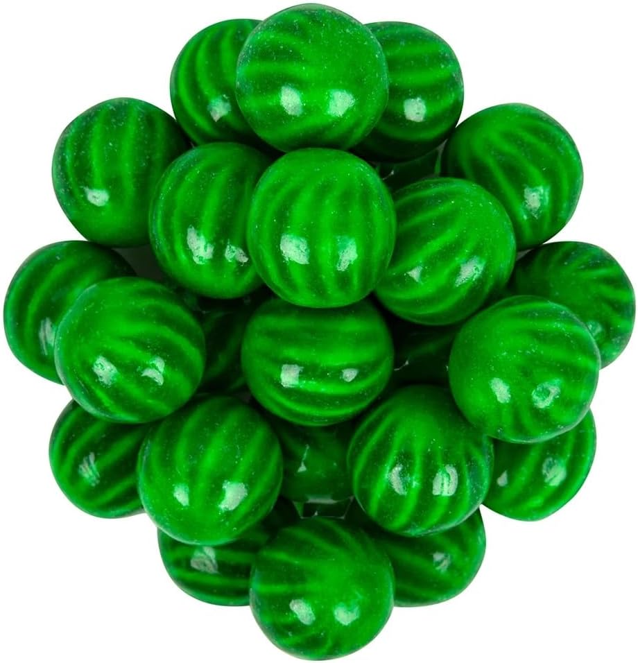 Green Watermelon Gumballs 1" 5lb