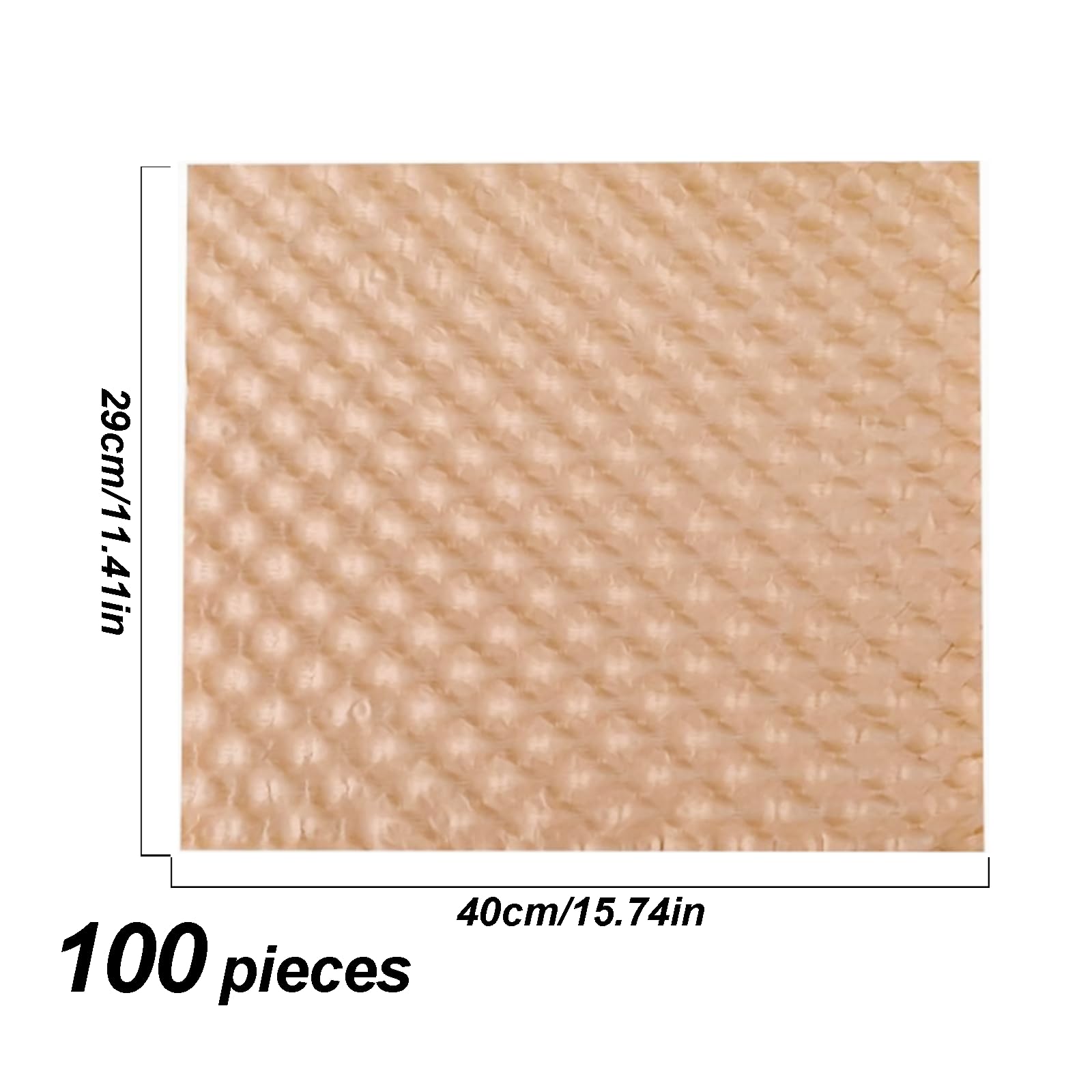Paper Bubble Wrap Eco Cushioning Wrap, 50 Sheets 29x30cm, Packing Paper Bubble, Packing Supplies for Moving House Shipping - Image 2