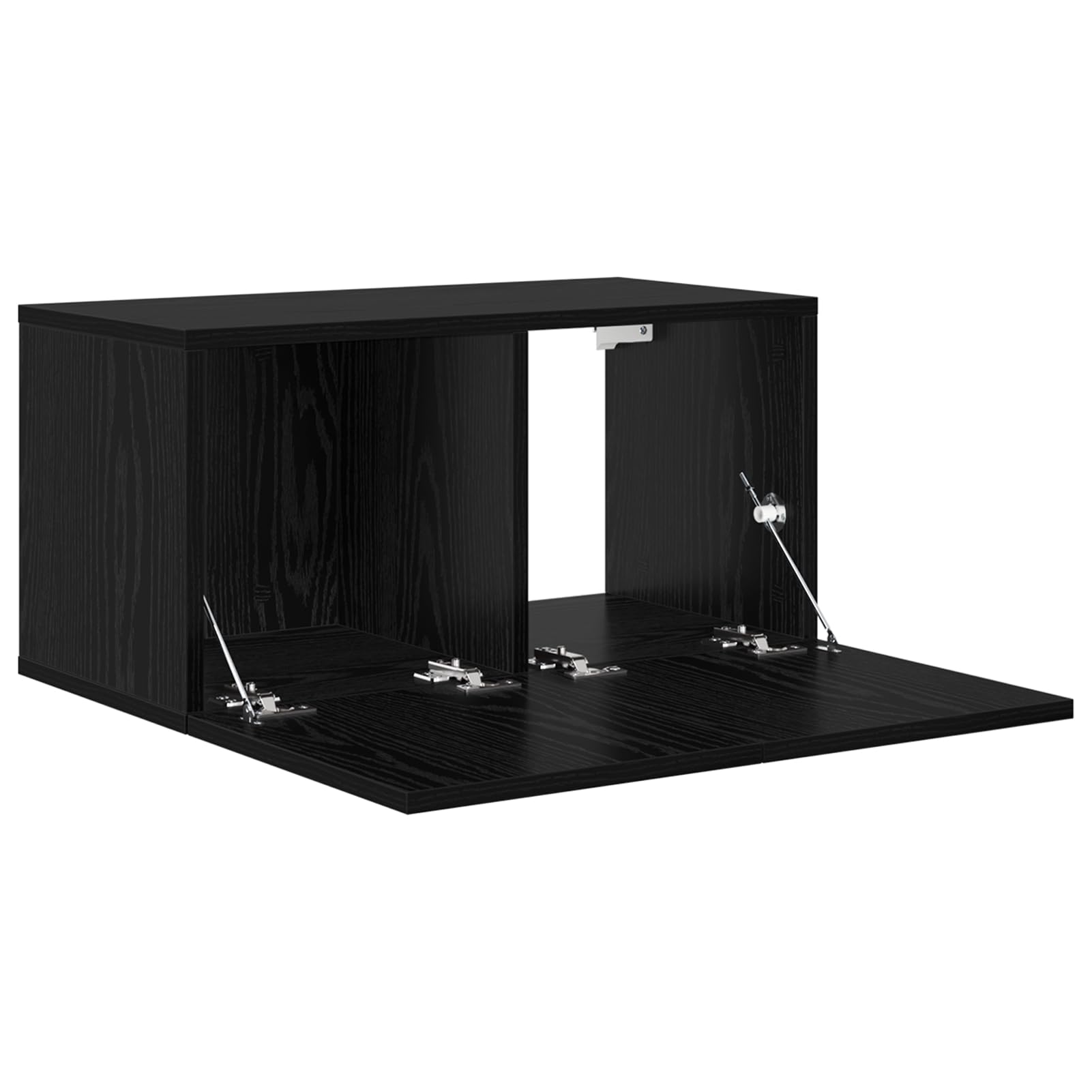 Gecheer TV-Schrankset Schwarzeiche Holzwerkstoff Mittel TV-Schrank, Moderne TV Lowboard Fernsehschrank für Home-Cinema Gamerzimmer Wohnungen Büro875170