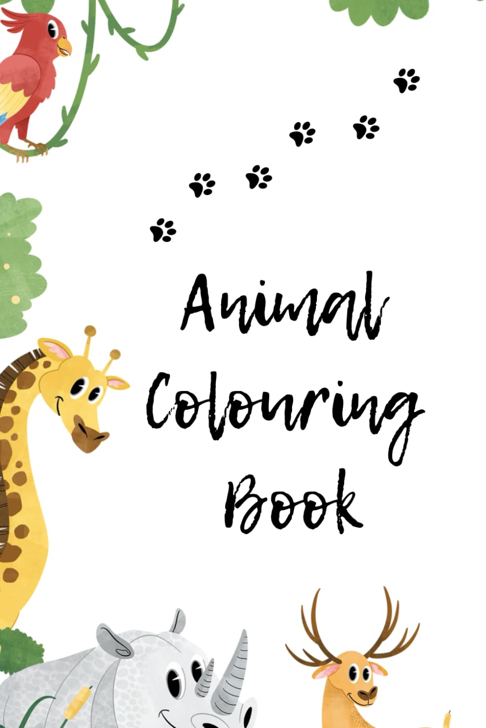 Animal Colouring in book - Perfect for birthday, Christmas presents for children aged 2 onwards