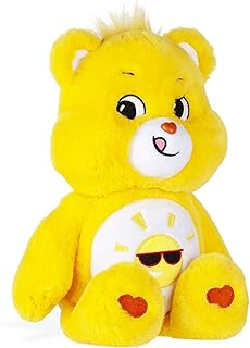 P2P Care Bears 2020 Edition ~ (1) Funshine Bear for Kids Girls with Belly Badge of Sunshine with Shades ~ (1)