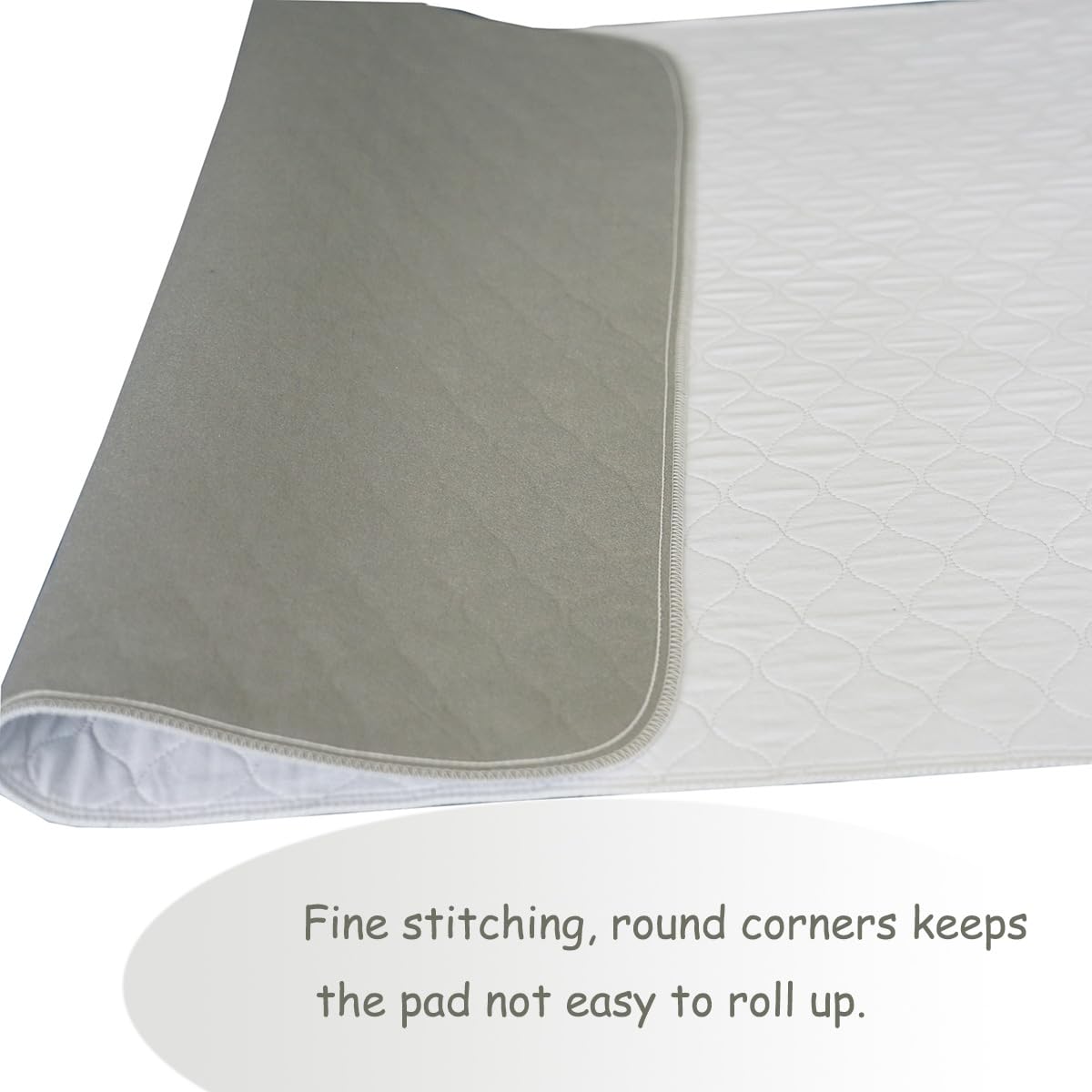 Careboree Almohadilla de cama para incontinencia reutilizable de 36 x 72 pulgadas, se adapta a camas tamaño King, grande, lavable, impermeable, protector de colchón para personas mayores, niños,