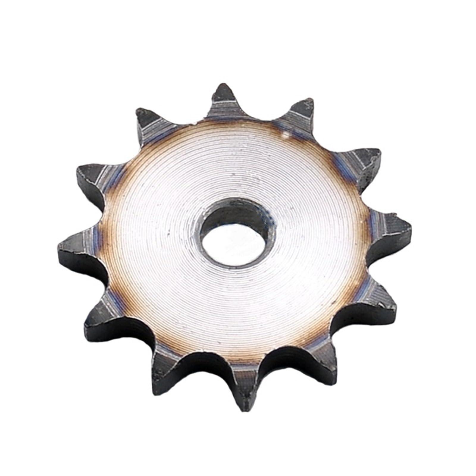 Piñón, engranaje recto, de motor alta precisión, 1 piñón cadena plana 08B, 26-41 dientes, paso acero A3, 12,7 mm, accionamiento industrial (32 dientes)(26 Teeth)