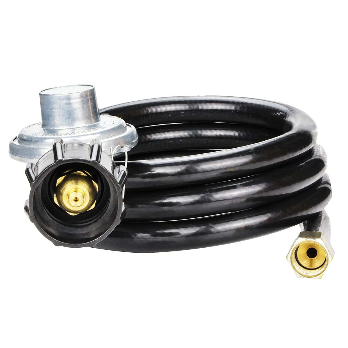 Buy LAND Propane Regulator Hose, 12 FT Hose with Low Pressure Regulator