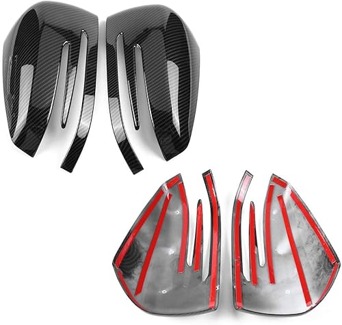 Miniatura 7 de Cubierta de espejo W204, 1 par de ABS a prueba de óxido W204 cubierta de fibra de carbono para A B C E GLA clase W204 W212