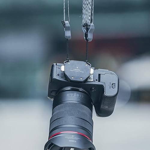 Miniatura 6 de ULANZI Soporte de correa de hombro para cámara F38 de liberación rápida para correas de hombro V2, soporte de trípode de cámara con placa QR (solo