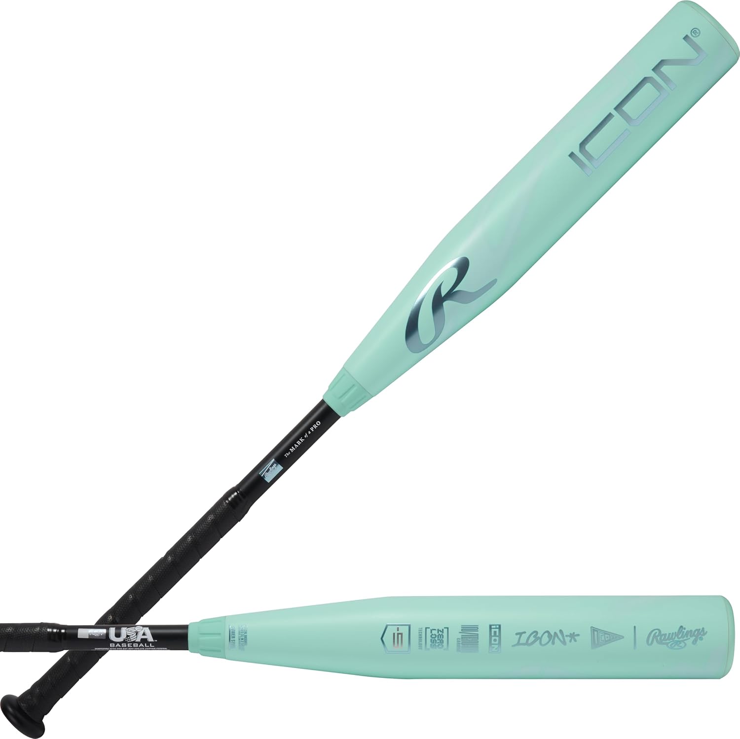 (Only 1) Rawlings | 2026 | ICON Baseball Bat | USA | -5 / -8 / -10 / -12 Drop | 2 5/8' Barrel | 2 Pc. Composite -12 29 Inches