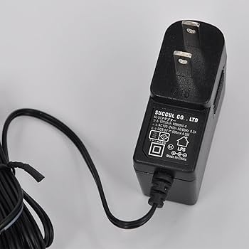 Amazon | SUCCUL AC/DCアダプター 9V 0.5A センターマイナス