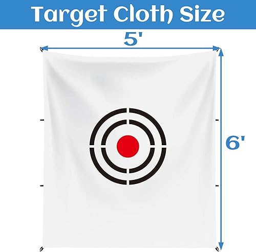 Miniatura 4 de Objetivo de golf de tela de golf para reemplazo de red, objetivo de golf para golpear red, objetivo de práctica de golf, ayudas de entrenamiento de