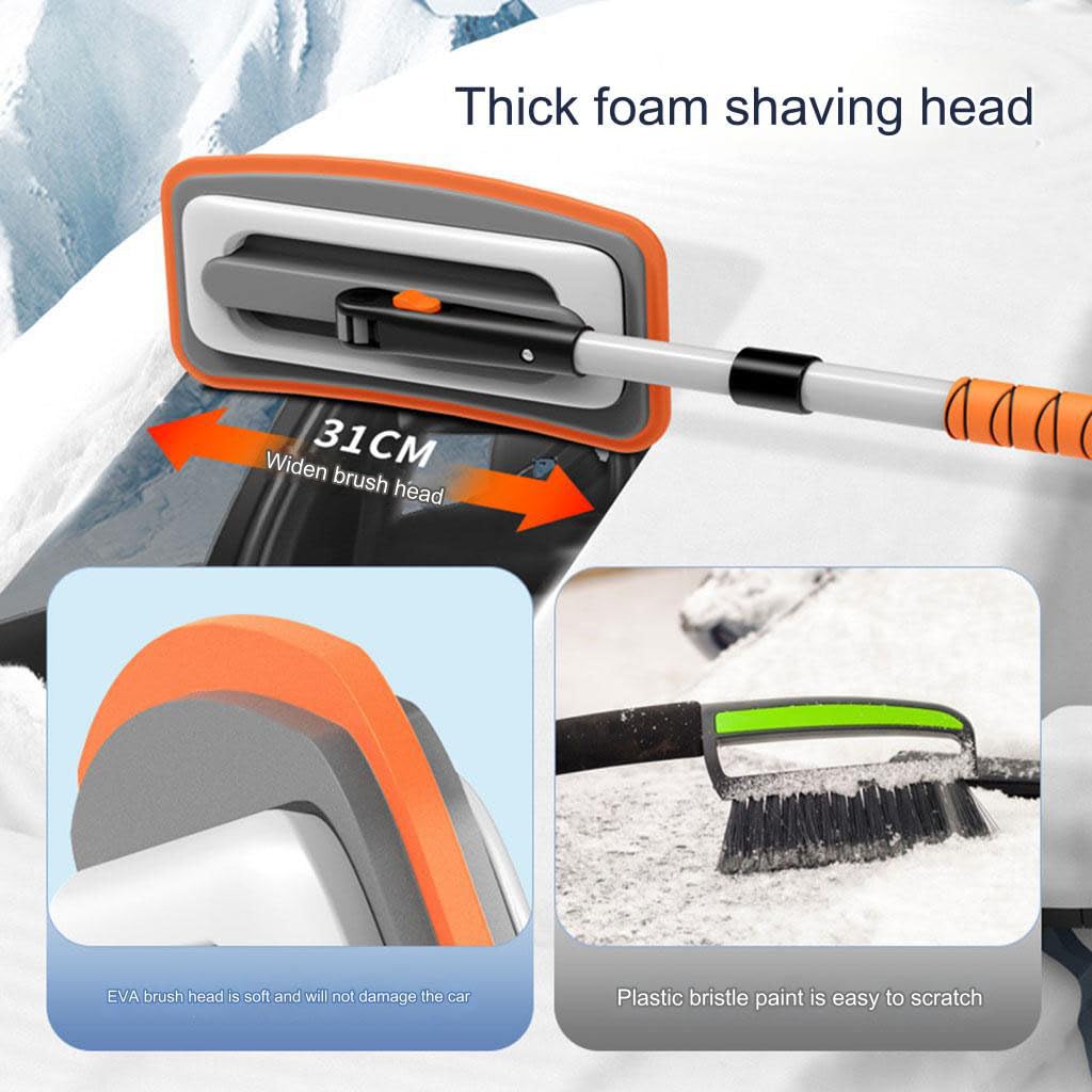 Raschiaghiaccio Spazzola da Neve per Buick Regal 2009-2016,2 in1 Raschietto Ghiaccio con Manico in Schiuma per Parabrezza e Finestrini Dellauto,A-Blue
