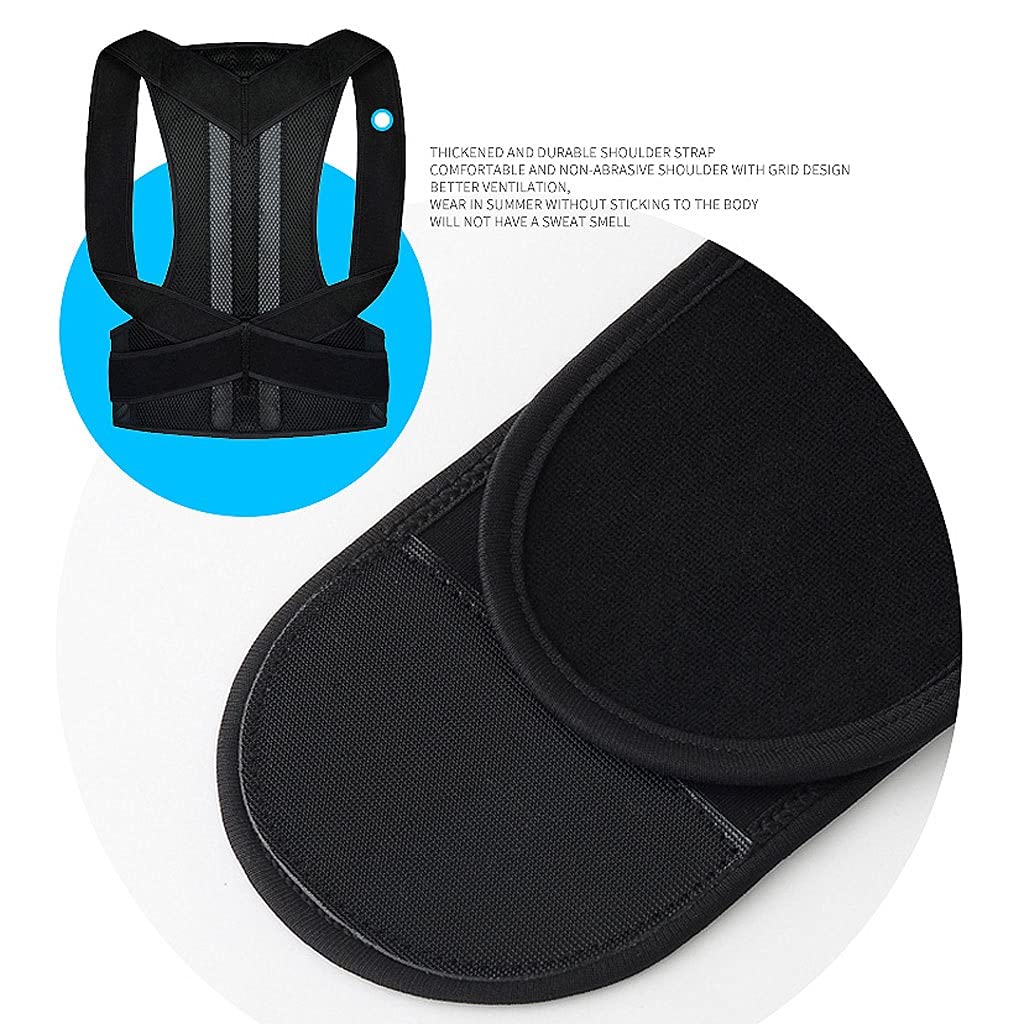 Wsparcie Back Brace Korektor postawy Regulowany pas podtrzymujący poprawia postawę i zapewnia pełne podparcie lędźwi w bólu dolnej i górnej części pleców dla mężczyzn i kobiet (XS)