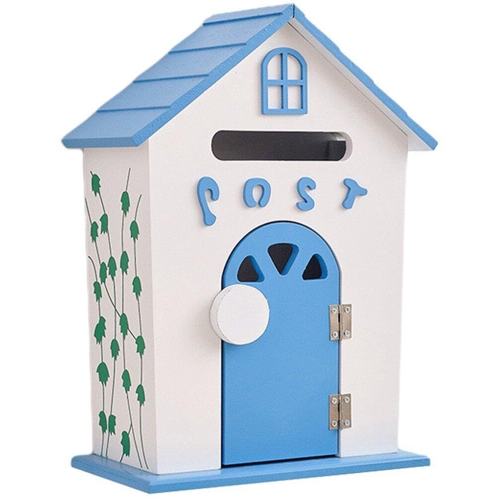Boîte aux lettres murale vintage en bois pour remplacer un modèle usé